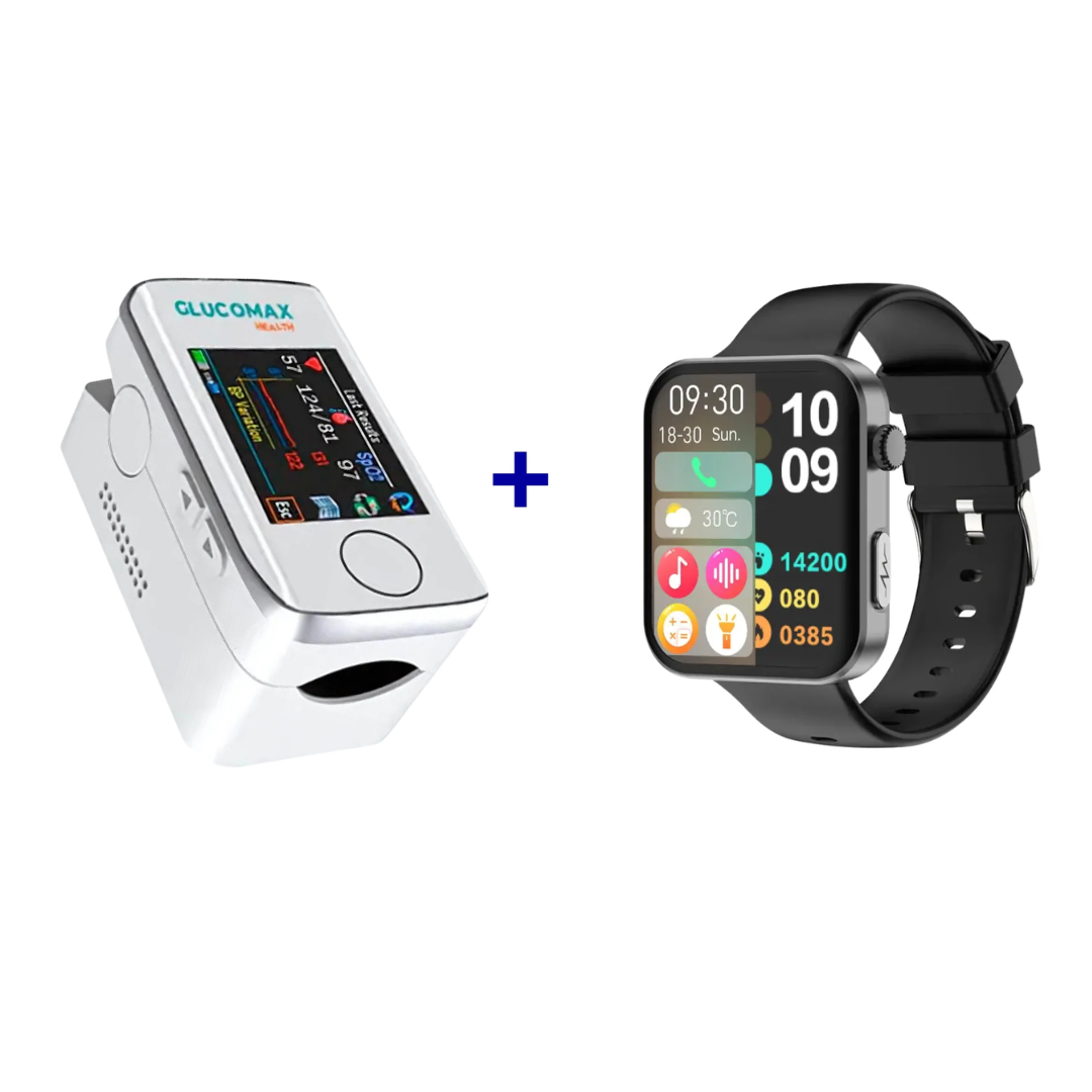 Saatli Monitör + Çok Fonksiyonlu Glikoz Ölçüm Cihazı – 1 ALANA 1 BEDAVA